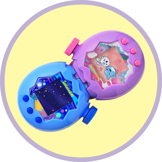 Image showing Tamagotchi devices connected