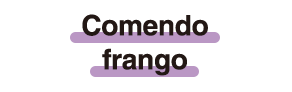 Comendo frango