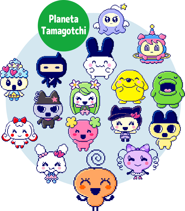 Imagem mostrando um Tamagotchi Planeta Tamagotchi