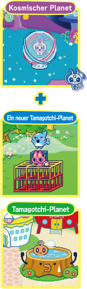 Kosmischer Planet Ein neuer Tamagotchi-Planet + Tamagotchi-Planet