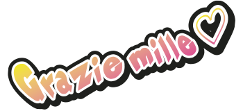 Grazie mille♥