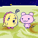 Immagine che mostra un Tamagotchi che viene mangiato