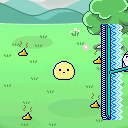 うんちを掃除しているようす