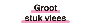 Groot stuk vlees