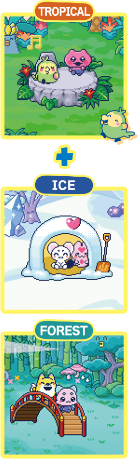 TROPICAL FOREST+ICE