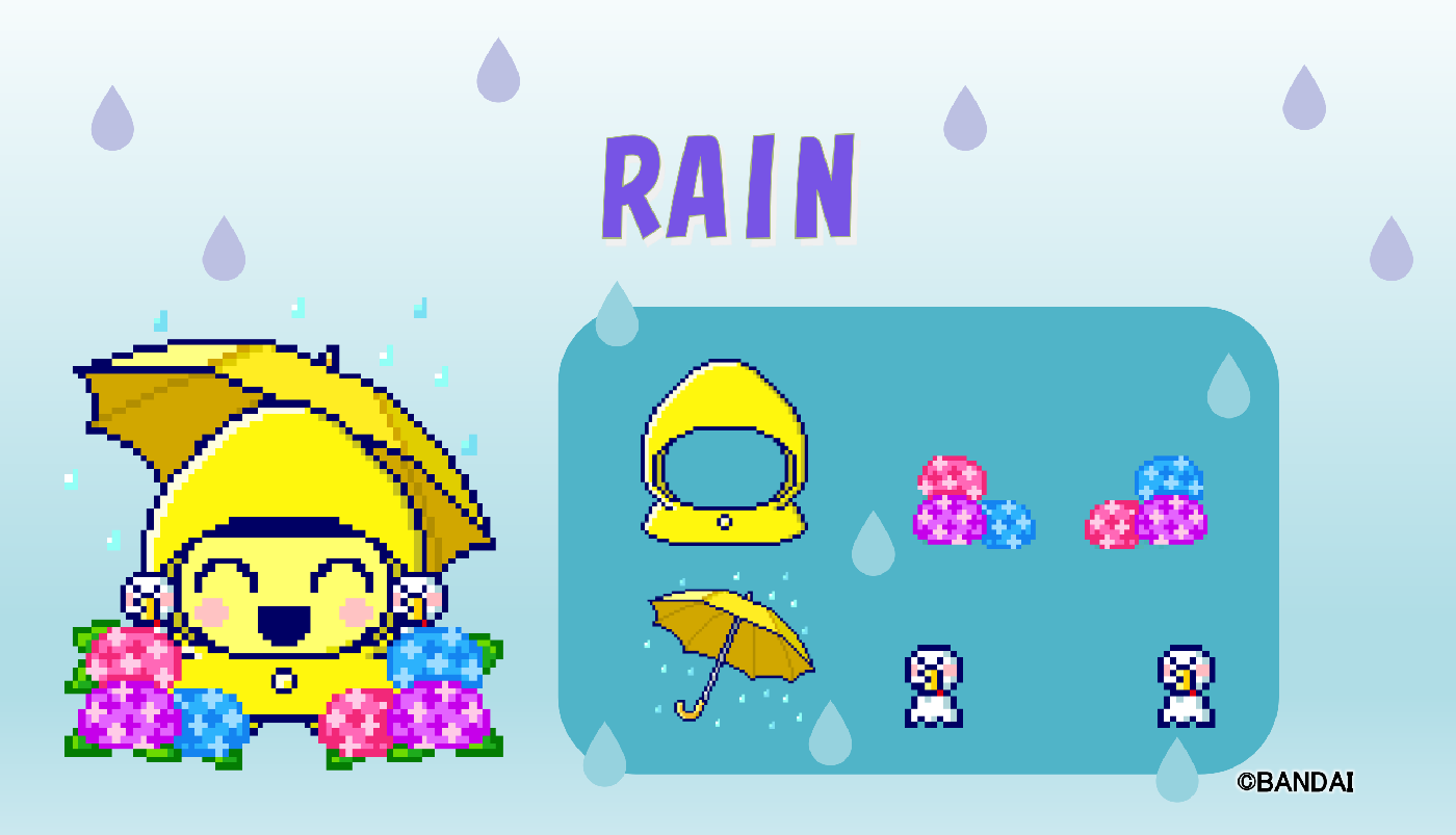 📢 New downloadable items for June! Claim the RAIN set!