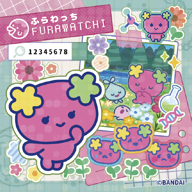 たまラボステッカー「ふらわっち」