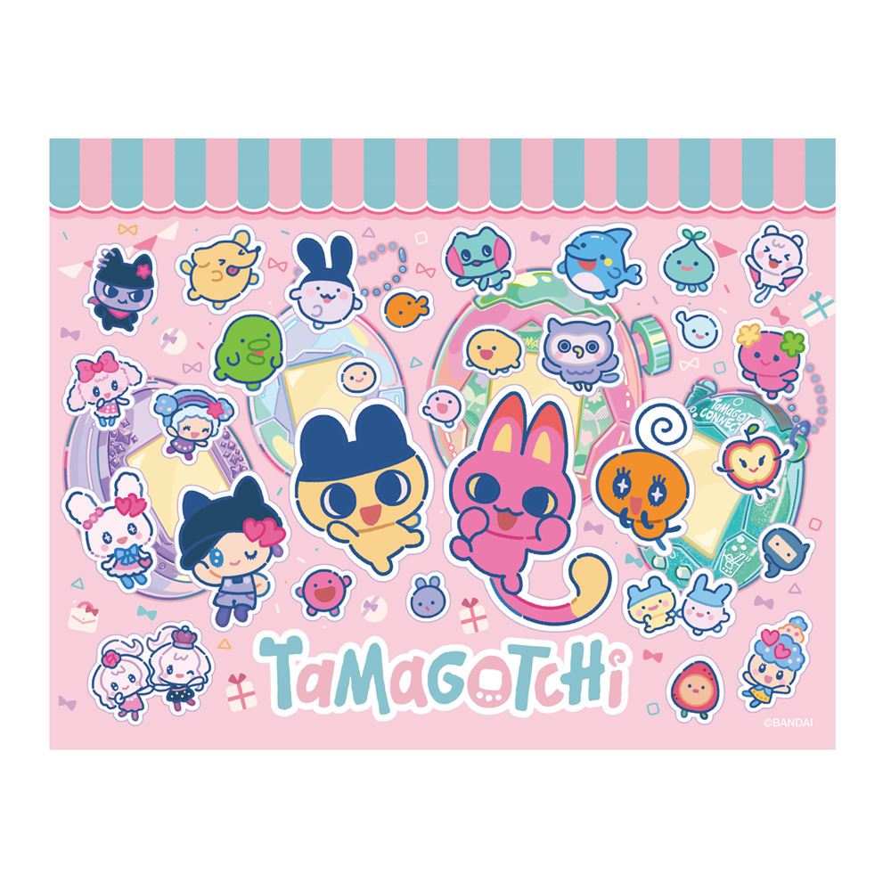 ウォールキャンバス　みんなしゅ～ご～！たまごっちのおみせ
