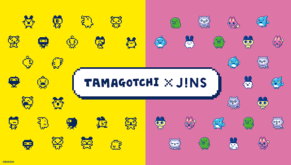 メガネに発見!「JINS×たまごっち」!世代を超えて楽しめるアイウエアが登場!