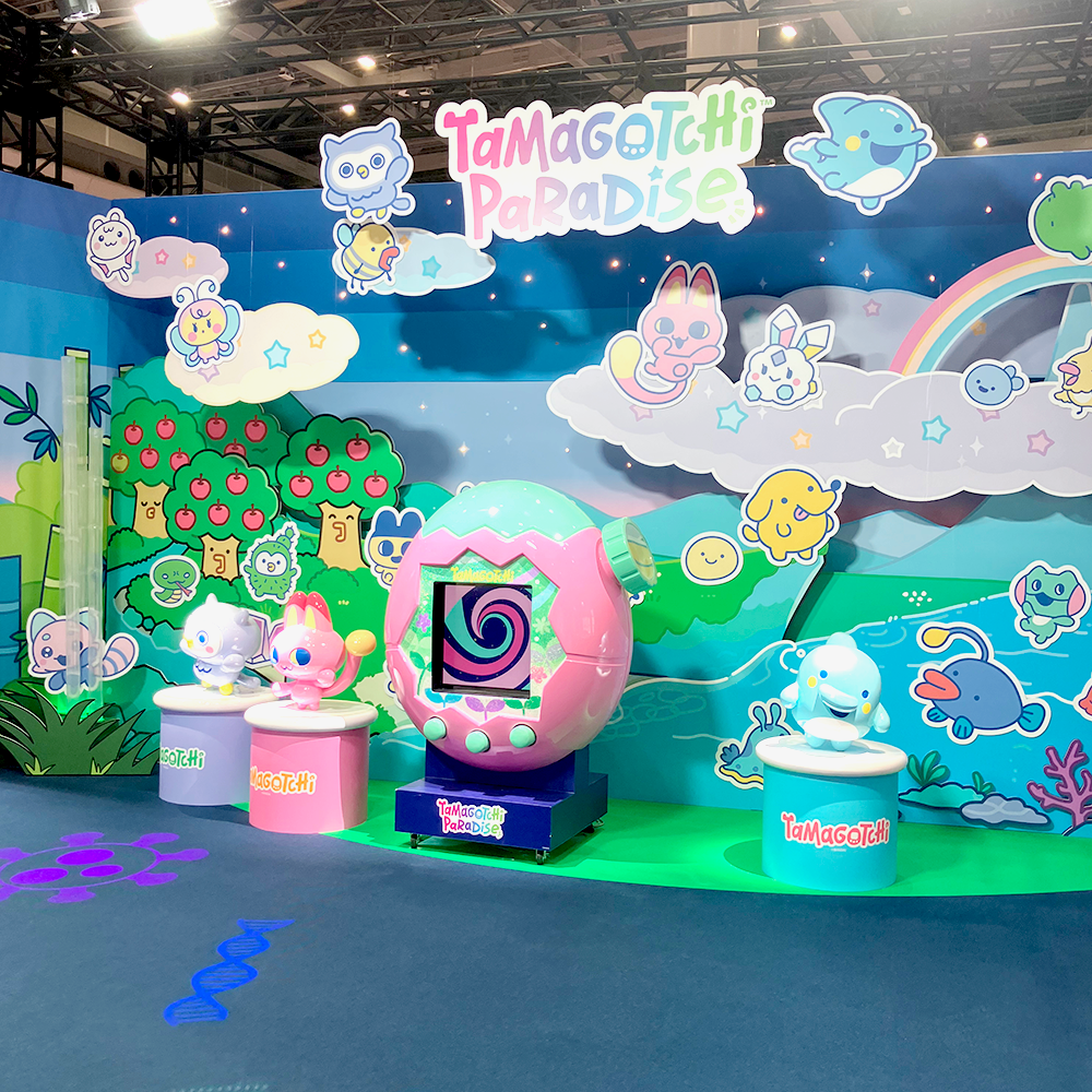 おもちゃショー たまごっち展示ブース