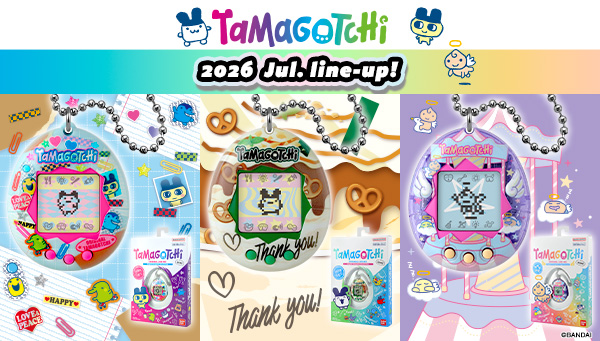 Original Tamagotchi にNEWデザインが3種7月発売で登場!