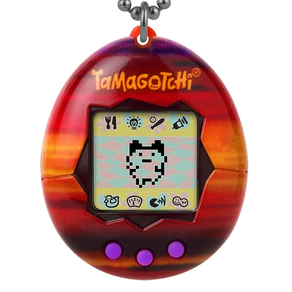 Tamagotchi original – pôr do sol (logotipo atualizado)