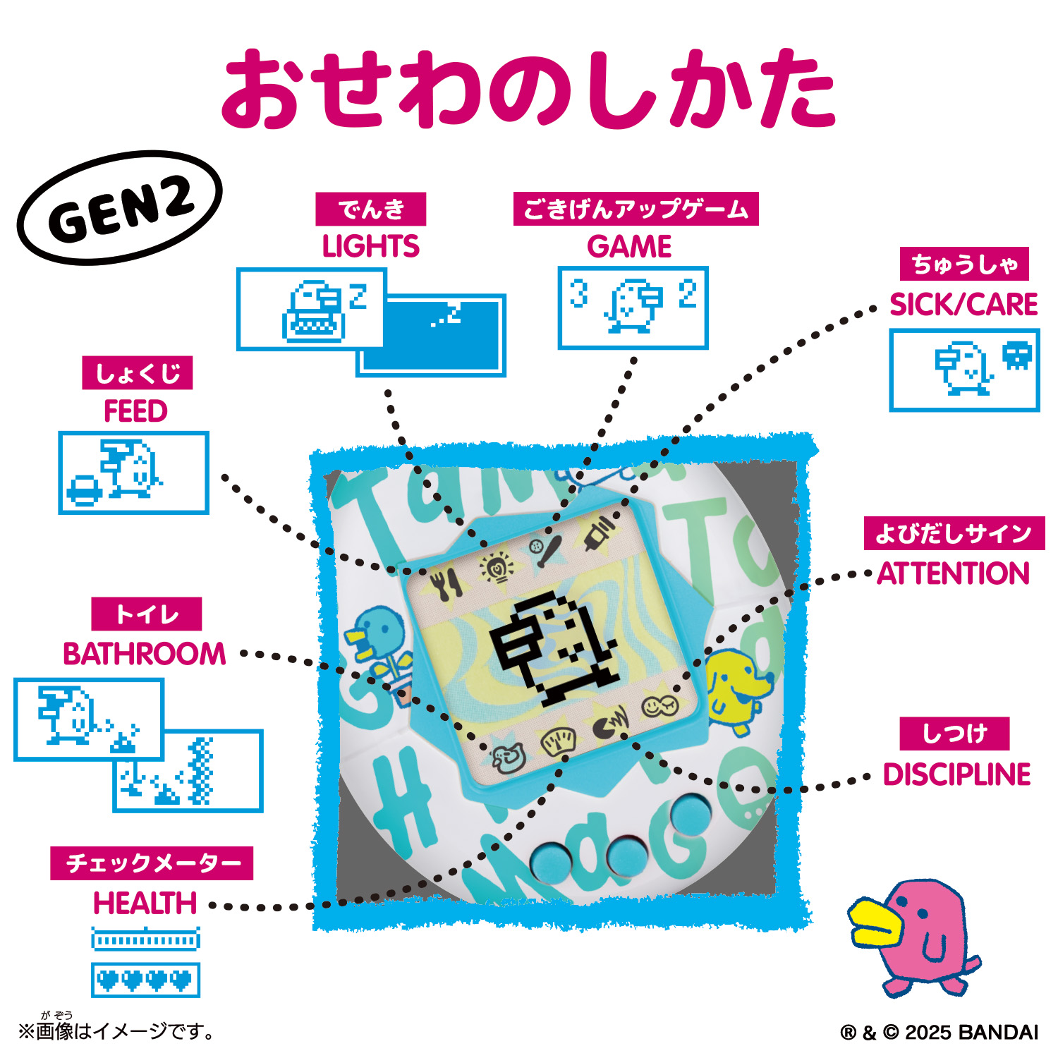 春のコレクション ローソン限定】たまごっち&pooptimeのフル 