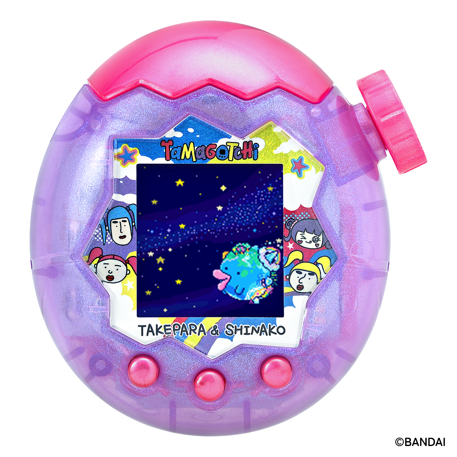 [バンダイ(BANDAI)] 【新品未開封】たまごっちパラダイス 竹下ぱらだいす＆しなこ Tamagotchi Paradise - Purple Sky