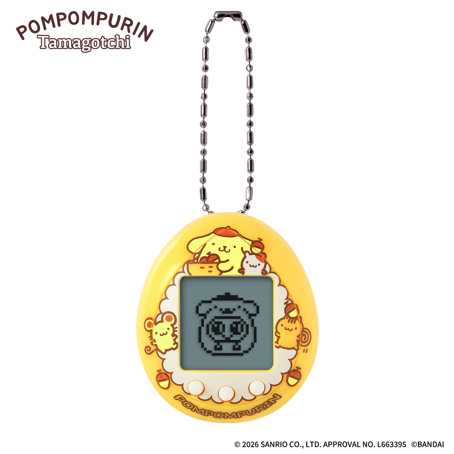 Pudim de Caramelo POMPOMPURIN Tamagotchi ver.