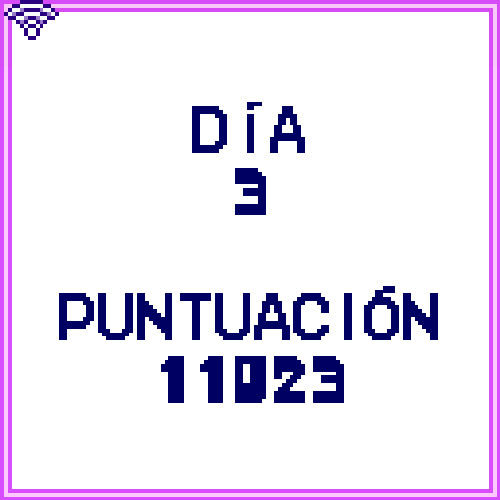 Pantalla INFORMACIÓN