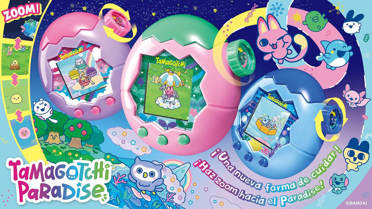 Visual clave del Paraíso Tamagotchi