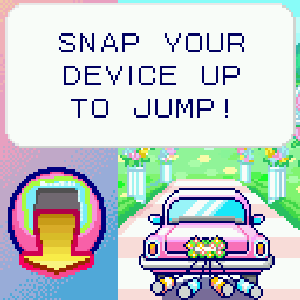 Potrząśnij Tamagotchi i skacz!