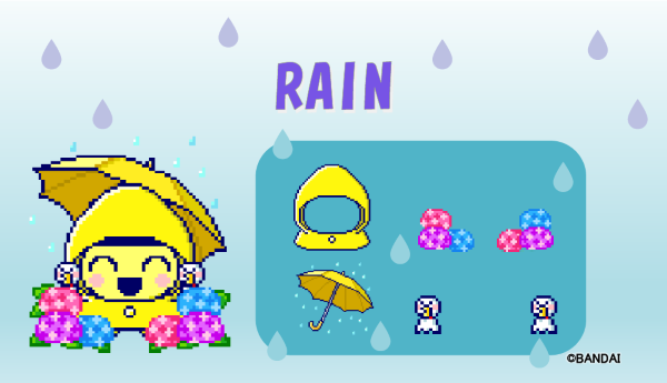 📢 New downloadable items for June! Claim the RAIN set!