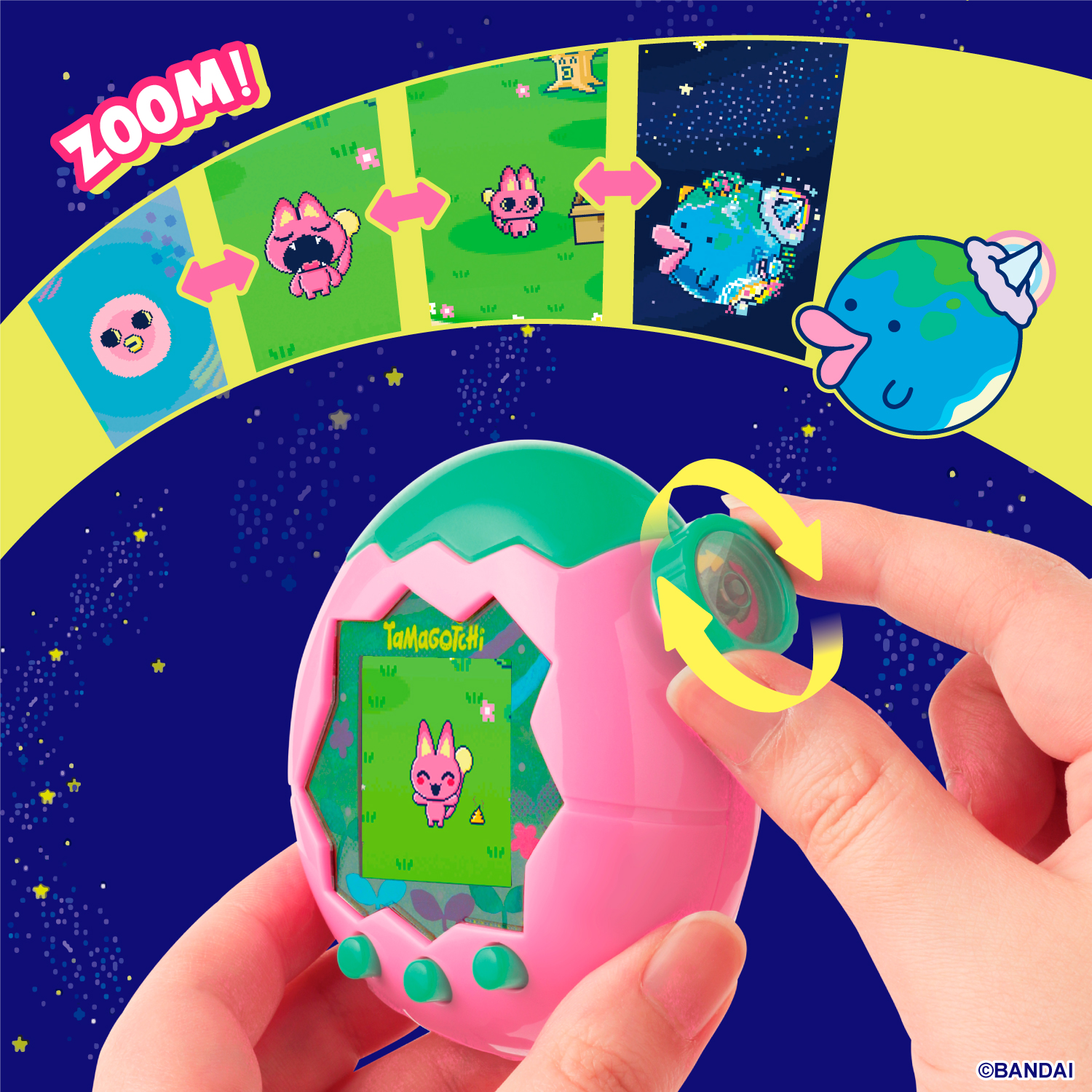 Tamagotchi Paradise - Pink Land Gameplay Explanation 1