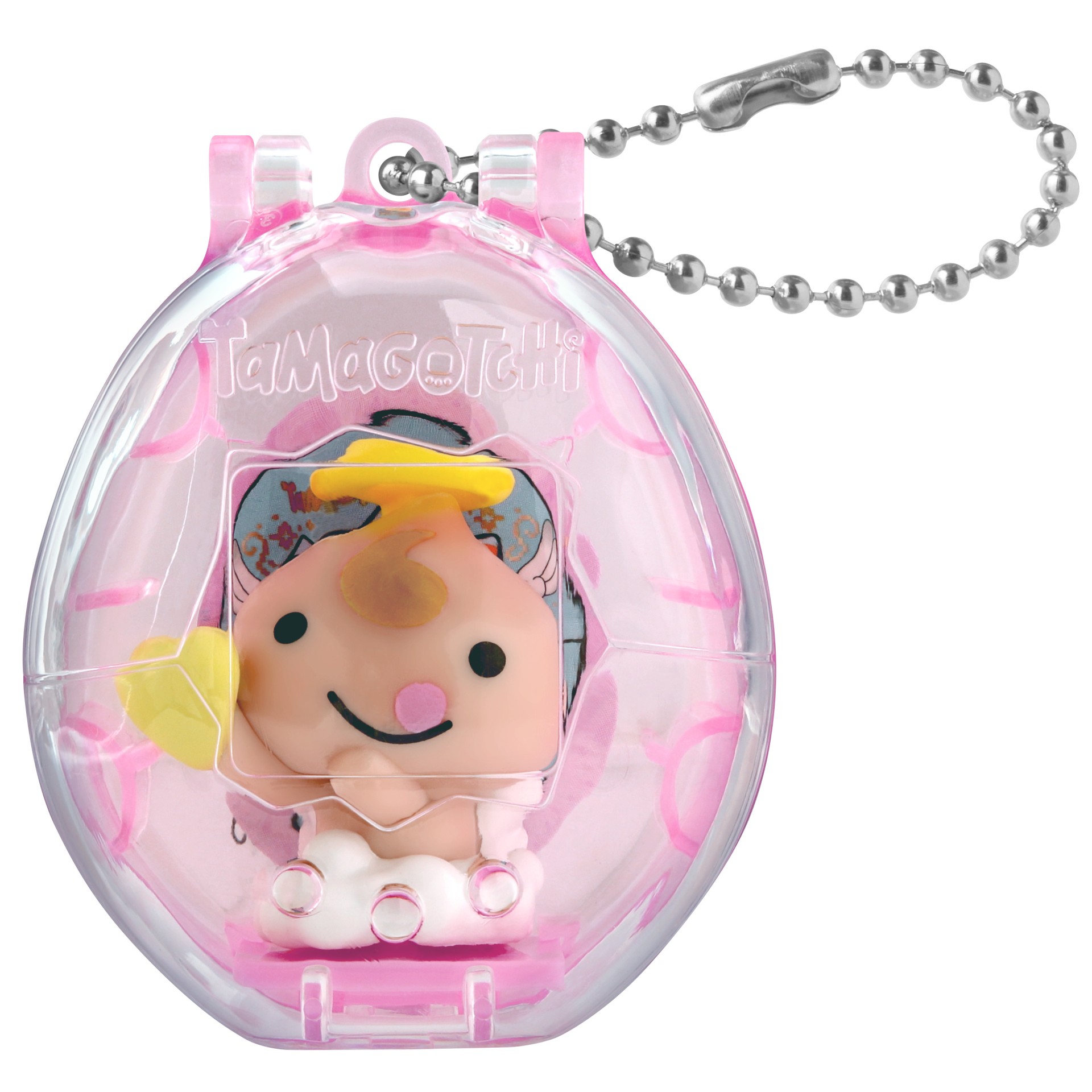 El set incluye una figura, un estuche y una pegatina.