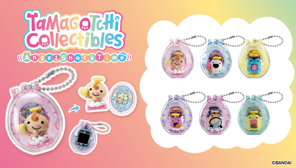 The third Tamagotchi Collectibles set is here! Recreate the day-to-day of these cute Tenshitchi companions with the third figure set in the series!